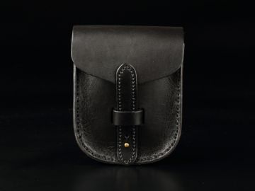 倉吉0014    騎士經典 植鞣革手工包 挎包 腰包