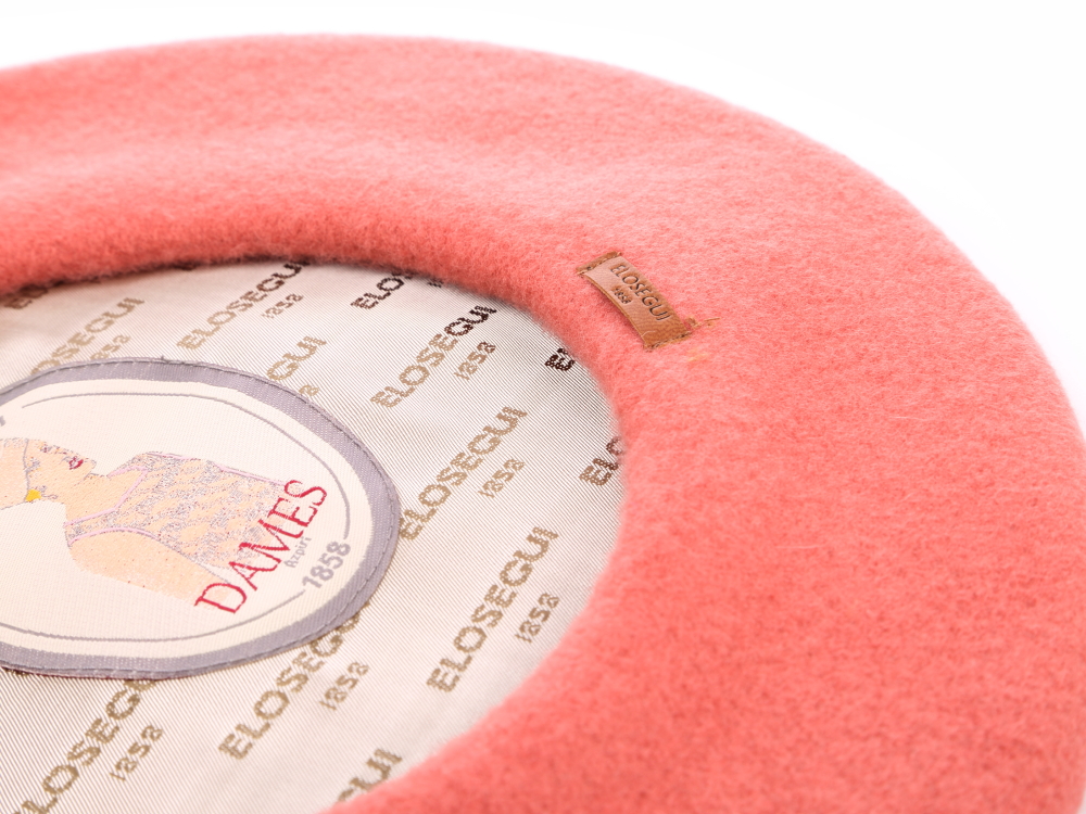 西班牙ELOSEGUI，貝雷帽，夏日玫瑰粉