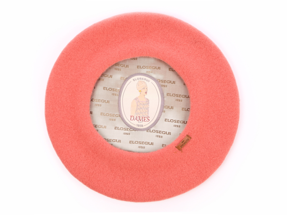 西班牙ELOSEGUI，貝雷帽，夏日玫瑰粉