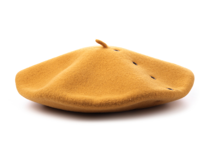 ELOSEGUI，貝雷帽，EL_BIDEA07079，金駝色